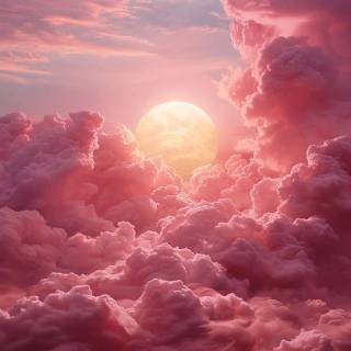 Dreamy sky and clouds