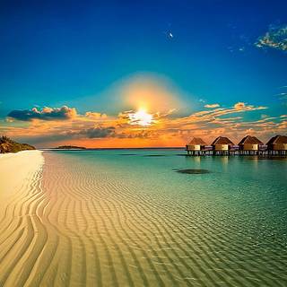Beautiful 4k Tropical Beach Wallpaper