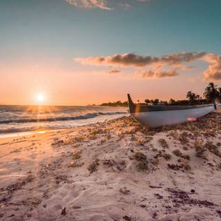 Beautiful 4k Tropical Beach Wallpaper