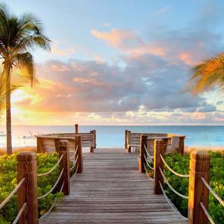 Beautiful 4k Tropical Beach Wallpaper