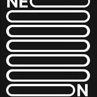 Neon Typography Wallpaper