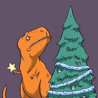 T-Rex Christmas 