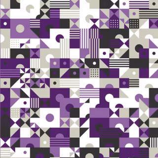 Purple Geometric Shapes