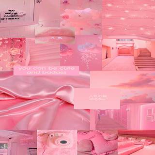 cute pink collage! credit me i made this!