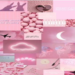 cute pink/purple collage !credit me i made this!