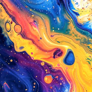 Liquid Swirled Marble