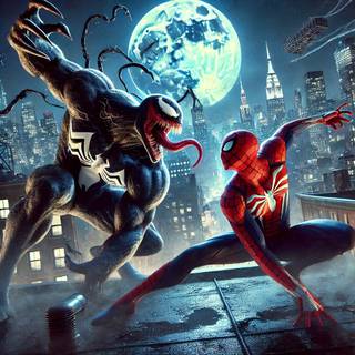 spider man and venom 4k
