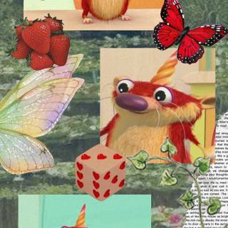 Sesame Street Niblet IPhone wallpaper