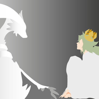 Reshiram and N pokèmon Black and White