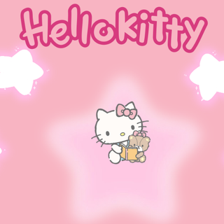 Hello Kitty Self Made Wallpaper!!