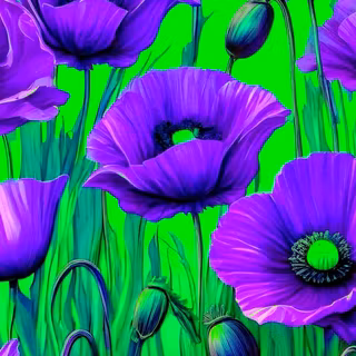 Purple flowers 