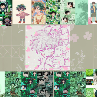 Deku wallpaper (made by me on canva)