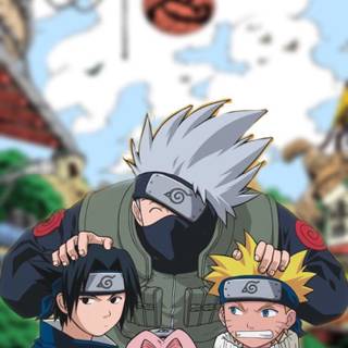 Kakashi Naruto Sasuke and Sakura 