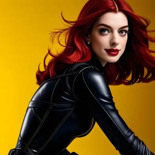 What if Anne Hathaway played Black Widow?