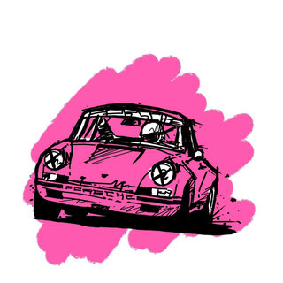 Pink Porsche 
