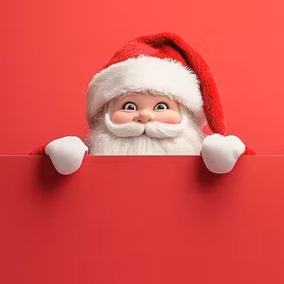 Pop-up Santa Claus