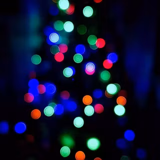 Blurred Christmas Tree