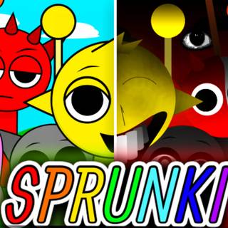 Sprunki phase 1 and phase to wallpaper