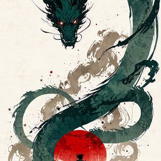 Japanese Dragon Wallpaper for Iphone and Android