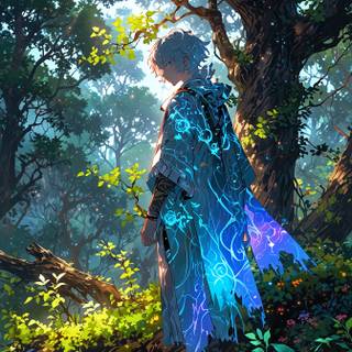 Ancient Forest anime inspired by Makoto Shinkai