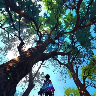 Ancient Forest anime inspired by Makoto Shinkai