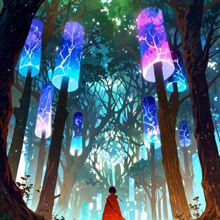 Ancient Forest anime inspired by Makoto Shinkai