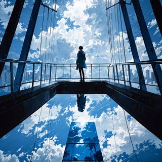 Otherwordly Boy inspired by Makoto Shinka