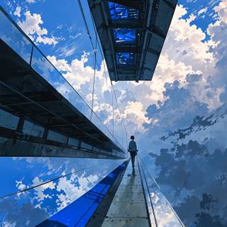 Otherwordly Boy inspired by Makoto Shinka