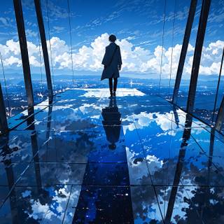 Otherwordly Boy inspired by Makoto Shinka