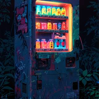 Neon Vending Machine