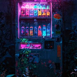 Neon Vending Machine