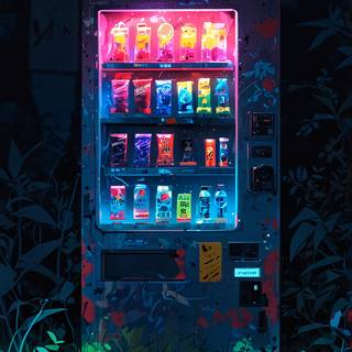 Neon Vending Machine