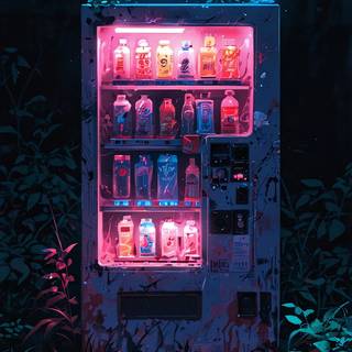 Neon Vending Machine