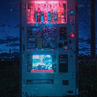 Neon Vending Machine