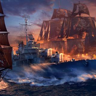 WORLD OF WARSHIPS WALLPAPER