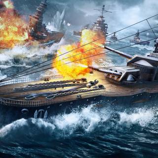WORLD OF WARSHIPS WALLPAPER