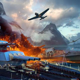 WORLD OF WARSHIPS WALLPAPER