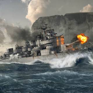 WORLD OF WARSHIPS WALLPAPER