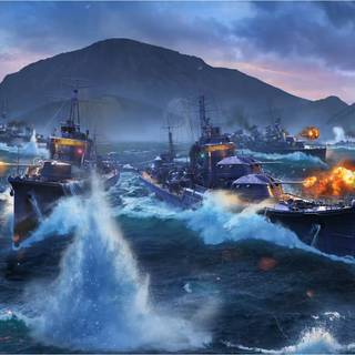 WORLD OF WARSHIPS WALLPAPER