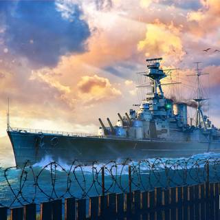 WORLD OF WARSHIPS WALLPAPER