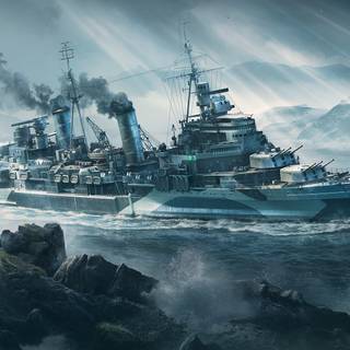 WORLD OF WARSHIPS WALLPAPER