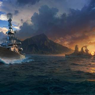 WORLD OF WARSHIPS WALLPAPER