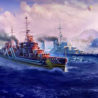 WORLD OF WARSHIPS WALLPAPER