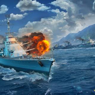 WORLD OF WARSHIPS WALLPAPER