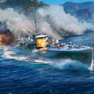 WORLD OF WARSHIPS WALLPAPER