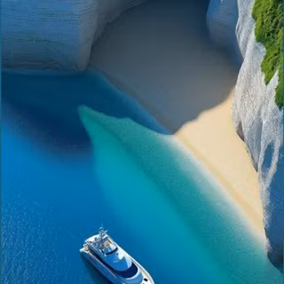 Boat and Cliff