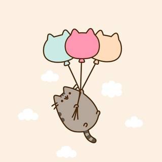 cute pusheen (^///^)