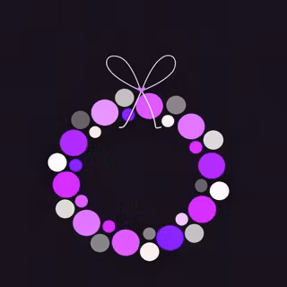 Purple Wreath 