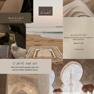 islamic aesthetic collage