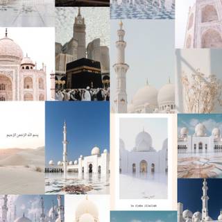 islamic aesthetic collage